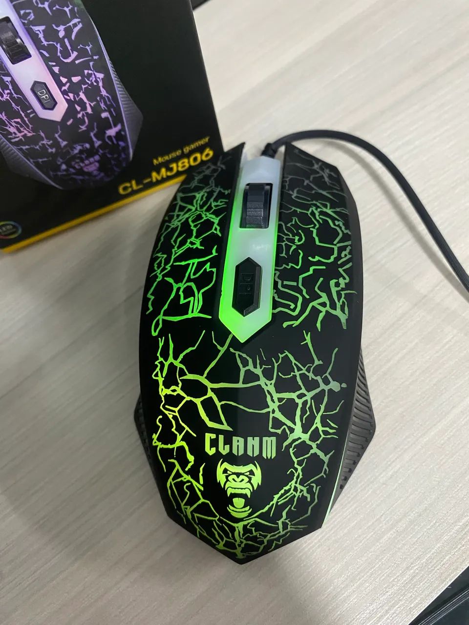 Mouse Gamer Clanm CL-MJ806  - Foto 5