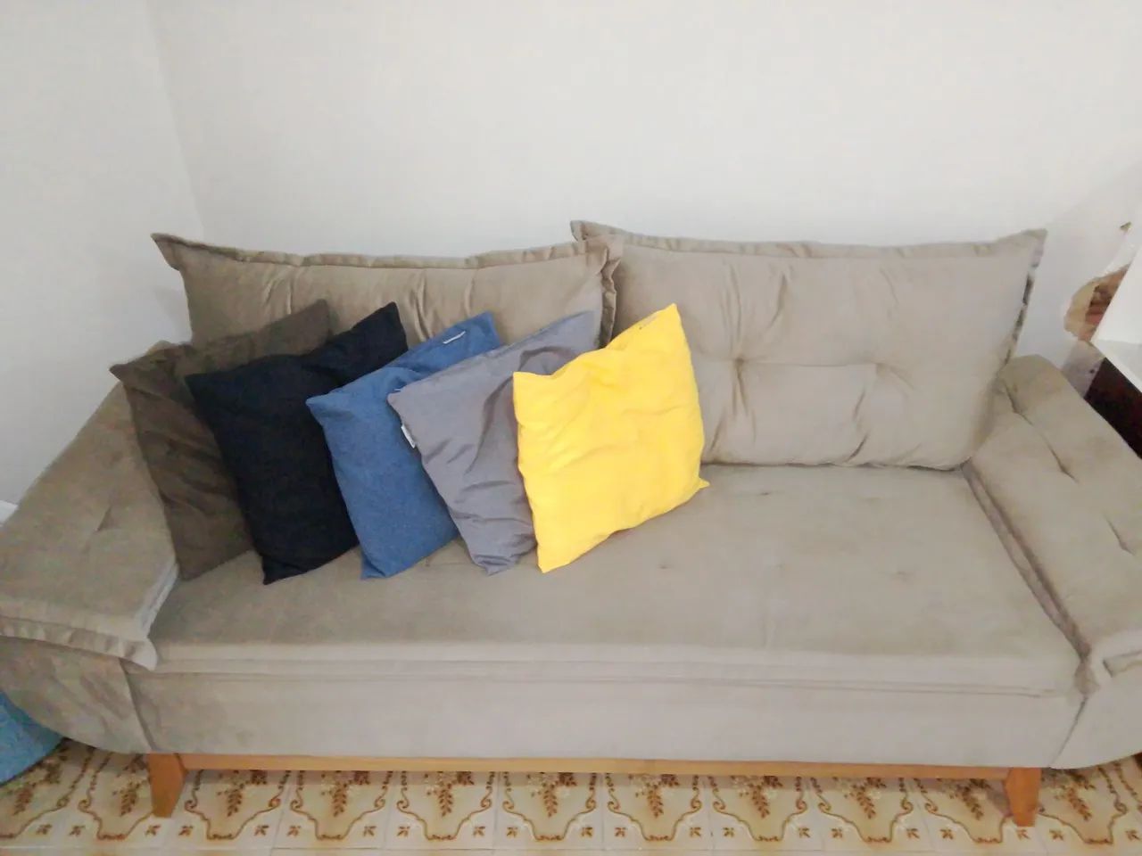 Sofá Cama 3 lugares confortável e aconchegante