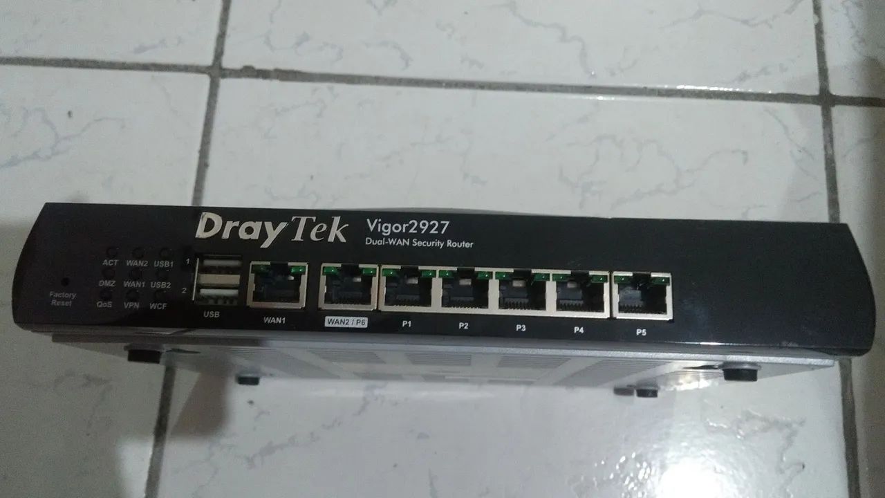 Roteador Draytek - Vigor 2927 - 5 Portas Gigabit LAN - Dual Wan Usado  - Foto 2