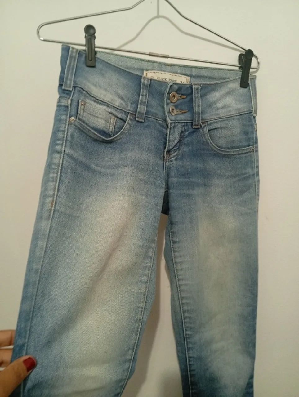 calça jeans feminina infantil clock house   - Foto 4