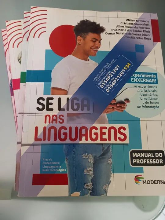 Kit 5 livros Se Liga nas Linguagens (livros do mestre)