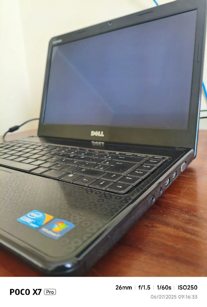 Notebook Dell Inspiron N4030 core i3 4gb ram bateria nova SSD