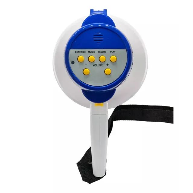 Megafone Portátil Recarregável Com Sirene Musical E Gravador. - Foto 5