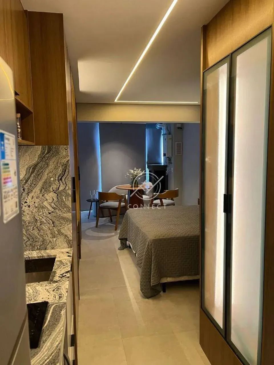 Apartamento com 1 dormitório para alugar, 32 m² por R$ 6.100,00/mês - Brooklin - São Paulo - Foto 3