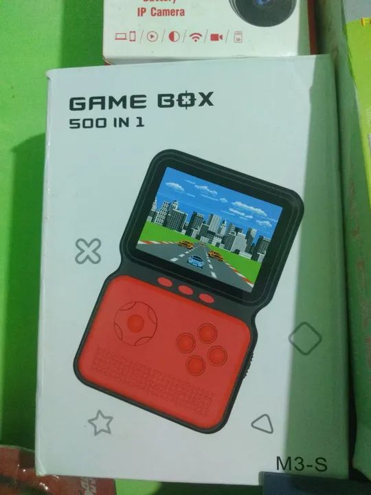 Game Box 500 em 1 - Console Portátil