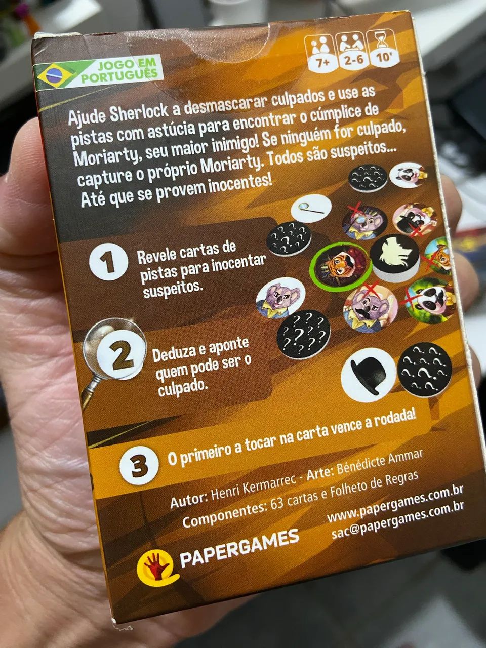 Sherlock Express (Linha Pocket) (PaperGames) Lacrado - Foto 2