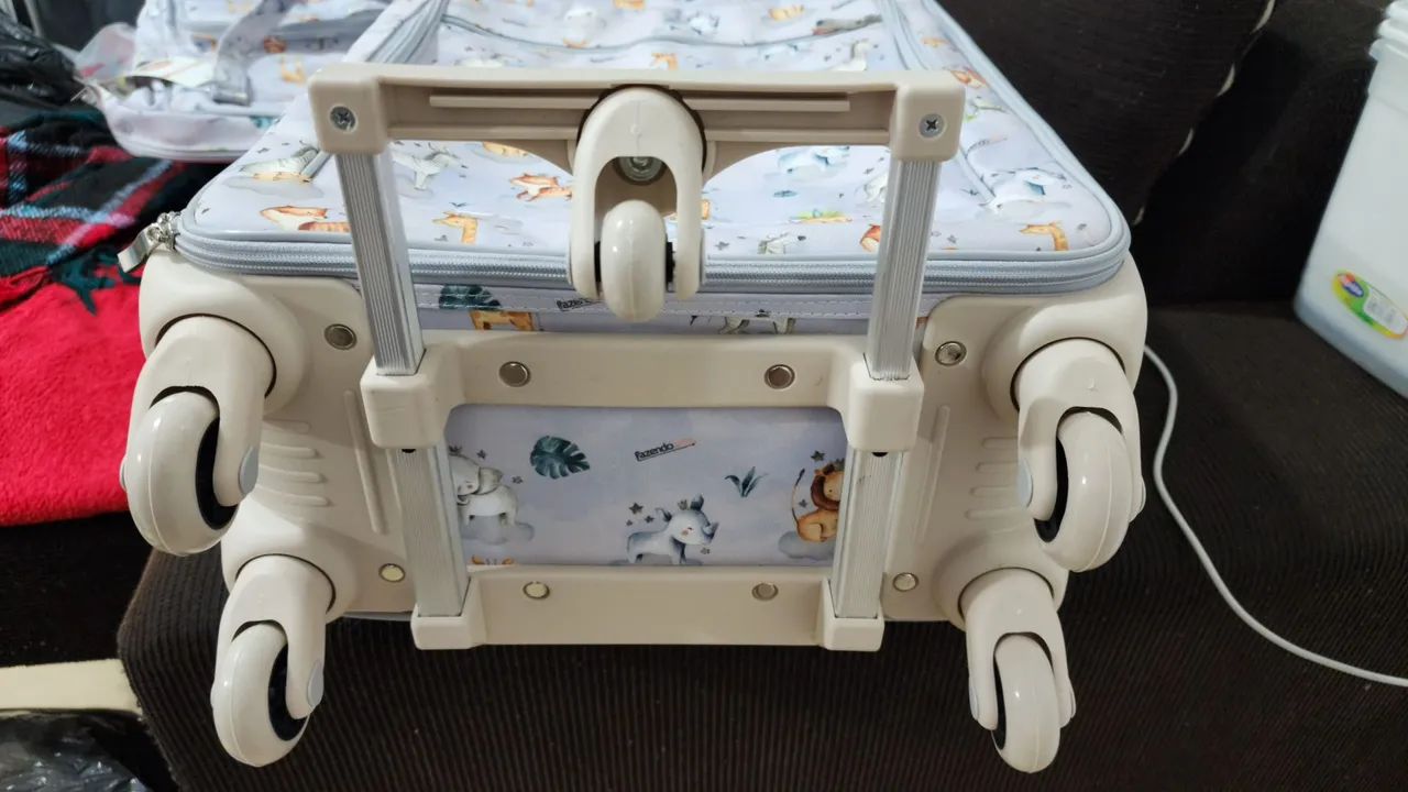 Kit Mala Maternidade Multifuncional De Rodinha - Foto 4