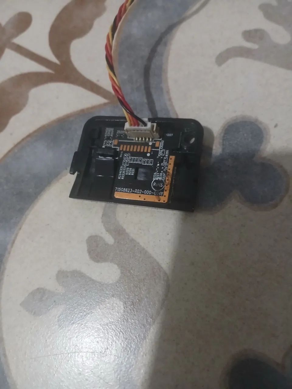 Placa sensor do controle remoto e botão power TV AOC 43S5195 78G