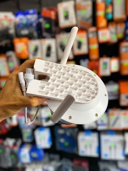 CÂMERA DE MONITORAMENTO WIFI 2 EM 1 A PROVA D'ÁGUA JORTAN - Foto 5