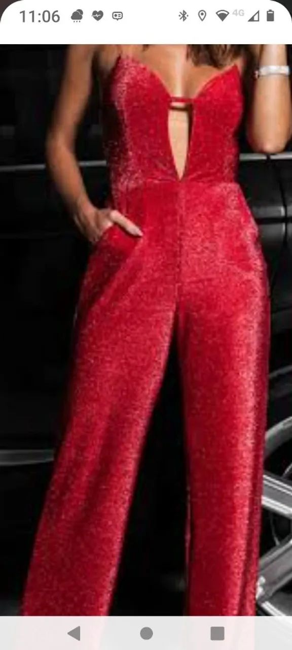 Macacão vermelho  - Foto 5