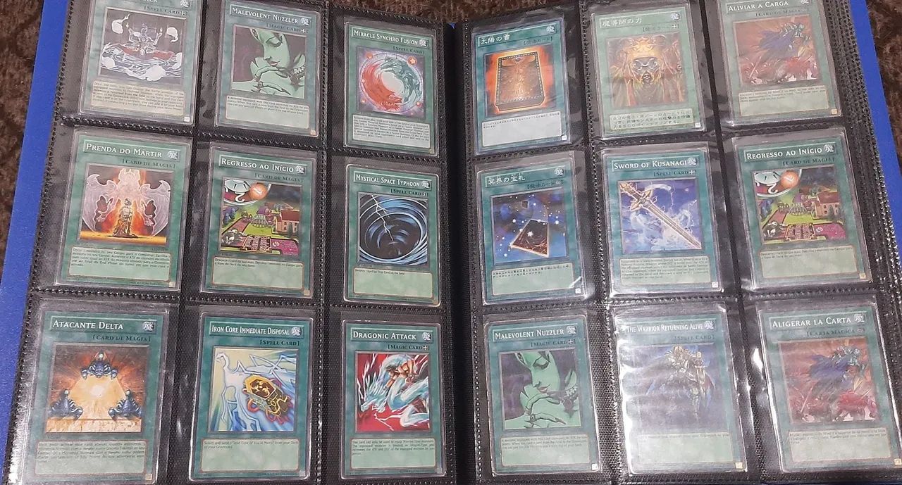 Cartas de yu-gi-oh pasta com 266 cartas de yu-gi-oh originais - Foto 4