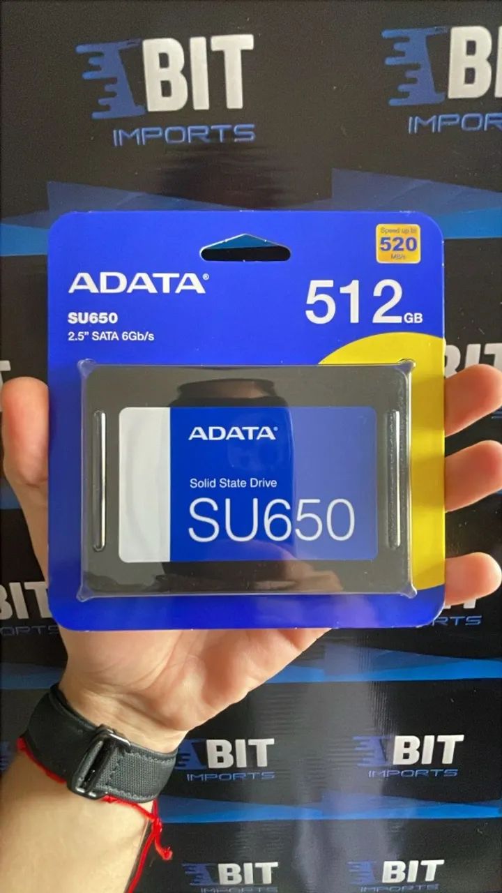 SSD Adata 512GB Sata 3 2.5'' | Novo Lacrado | Original