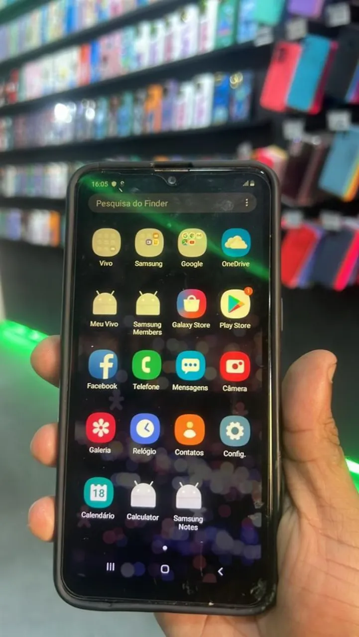 Smartphone Samsung Galaxy a10s capa pelicula carregador