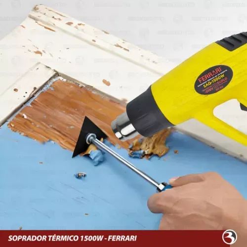Soprador Térmico De Ar Quente 1500W 127v - Ferrari