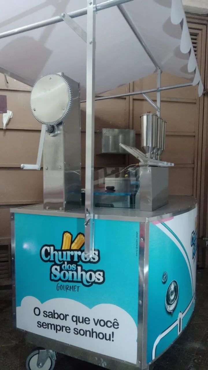 Carrinho de pipoca e muitos outros açaí, churrasco fábrica idealmaq - Foto 3