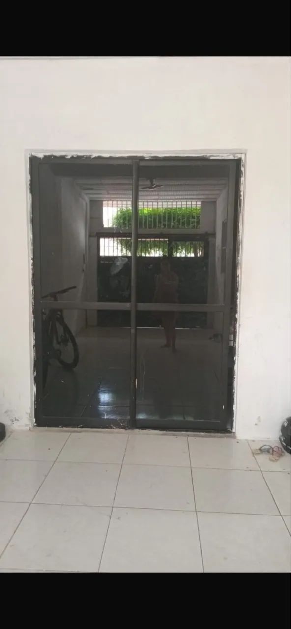Porta de correr de vidro 
