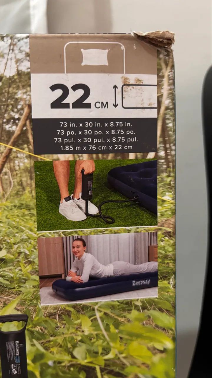 Cama inflável Bestway solteiro  - Foto 2