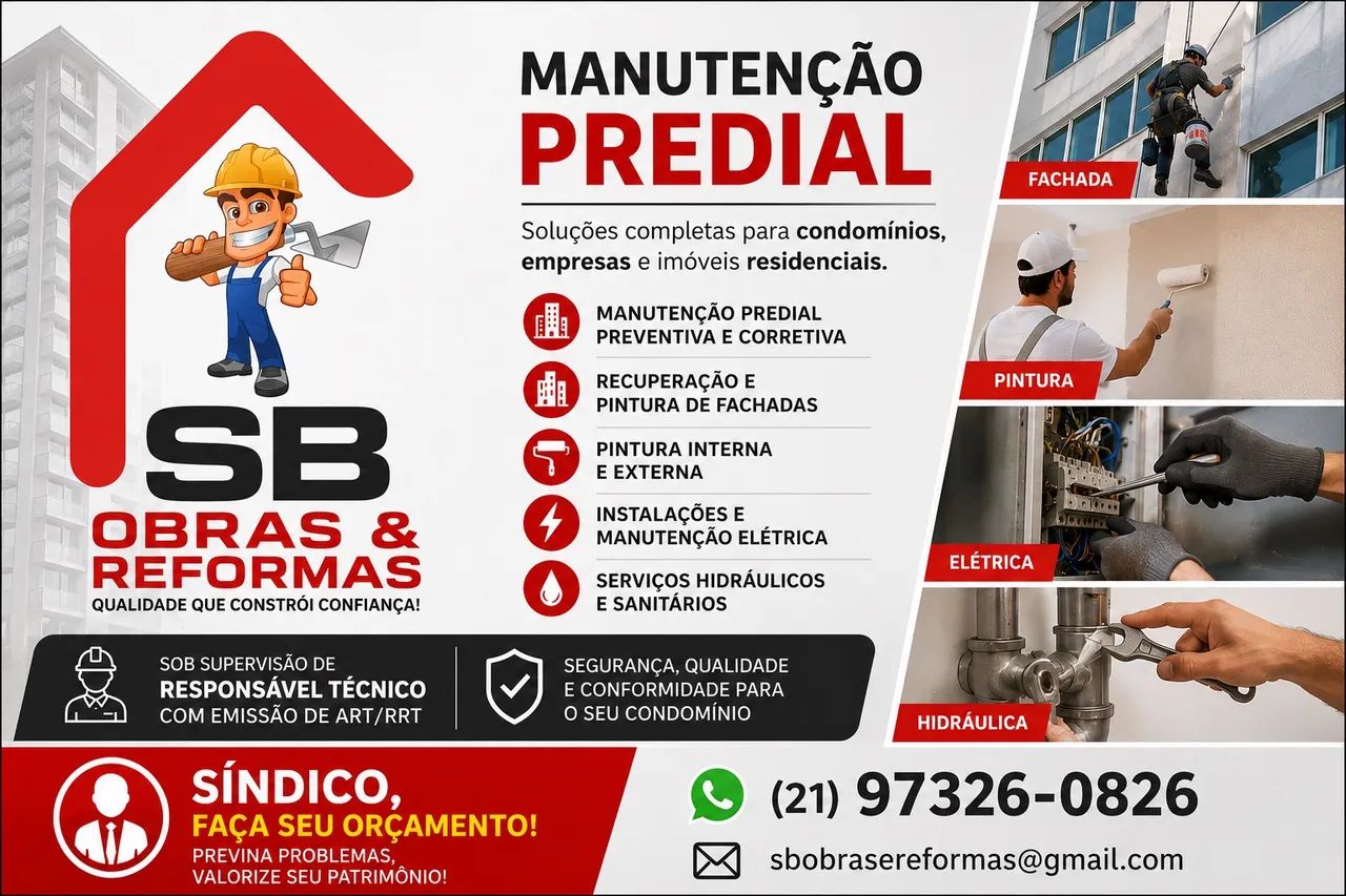 MANUTENÇÃO PREDIAL - Obras e Reformas - Foto 2