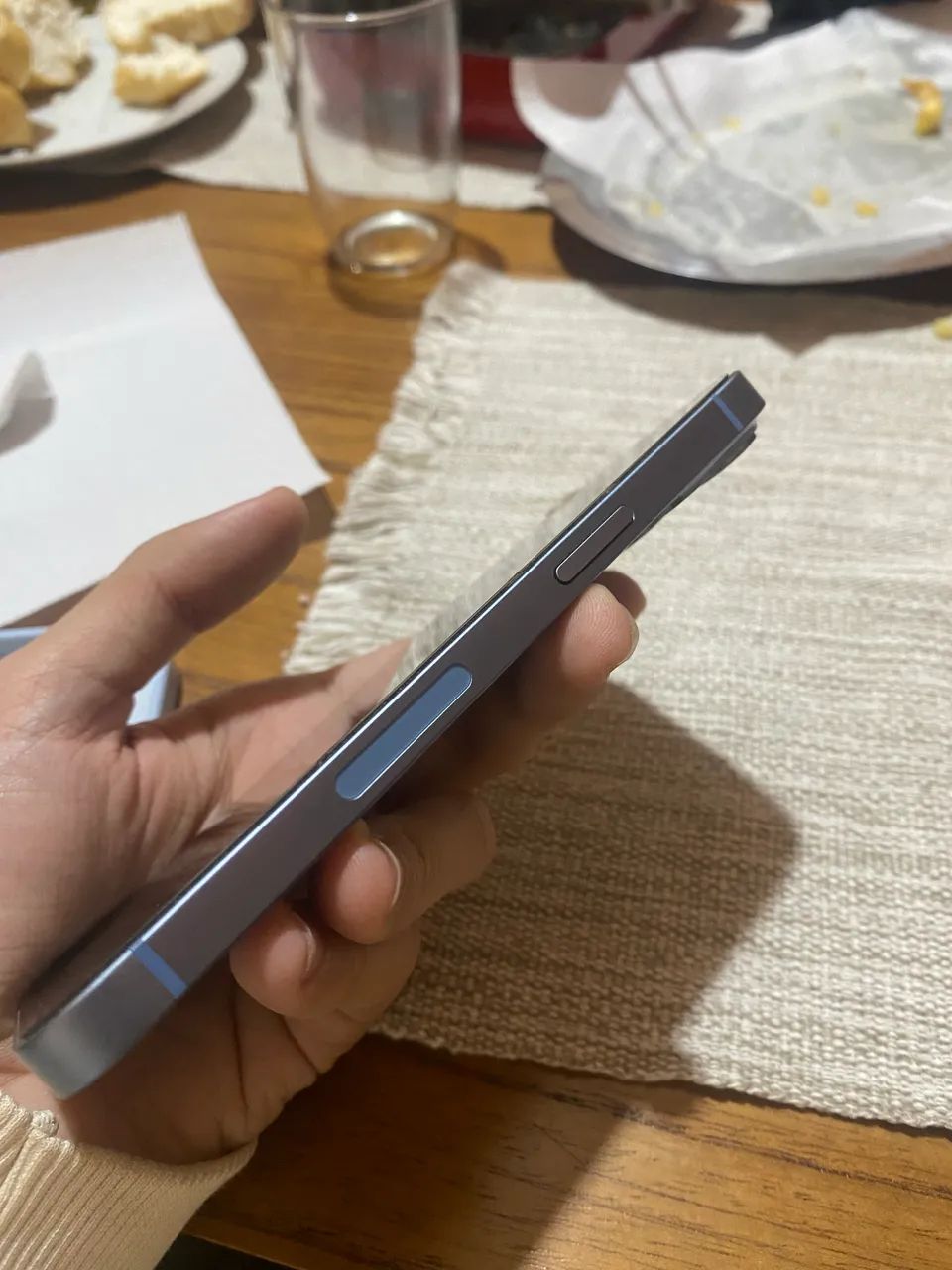 Iphone 14 128GB azul muito bem conservado  - Foto 3
