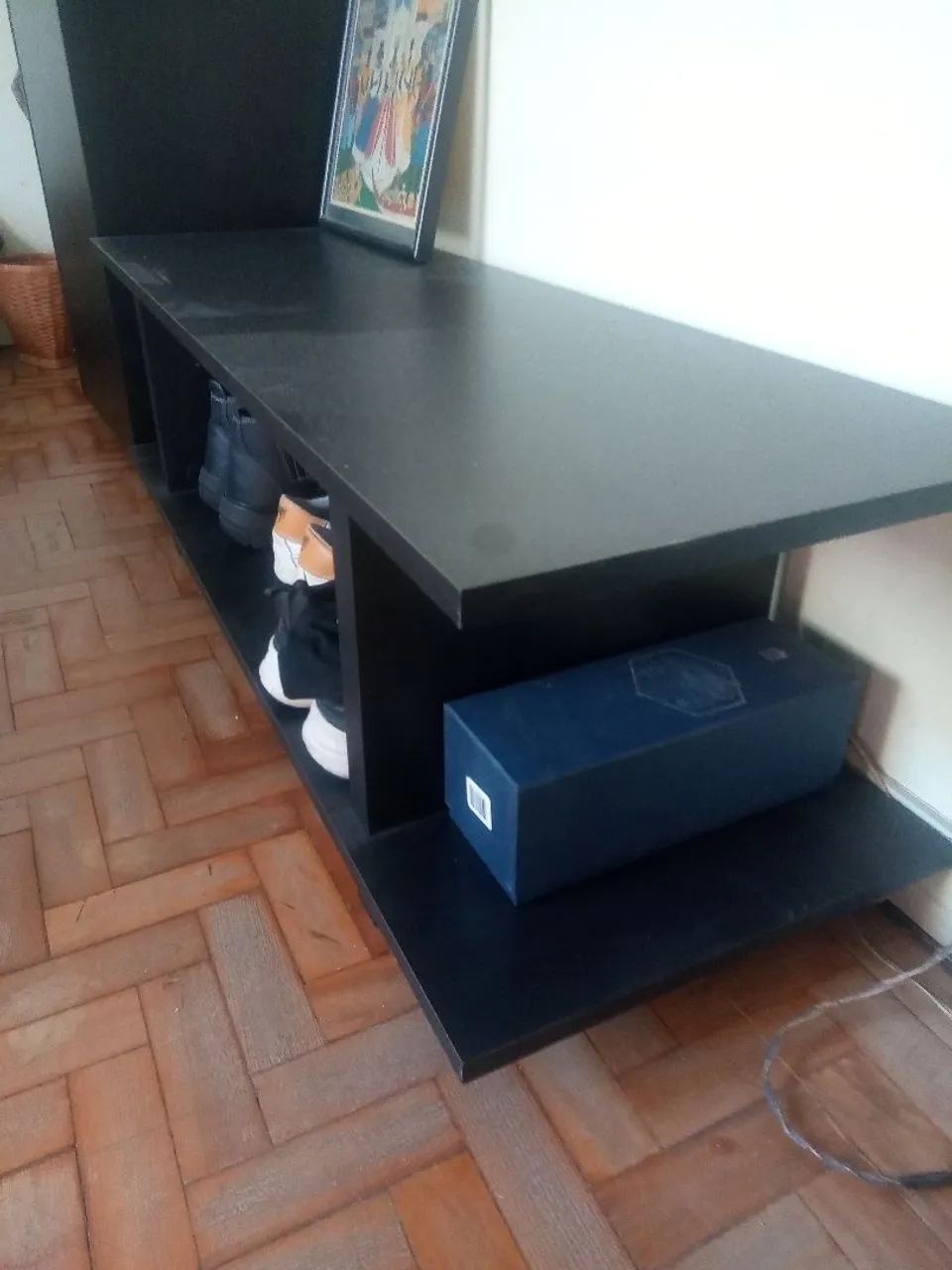 2 Móveis em fórmica preta - Foto 2