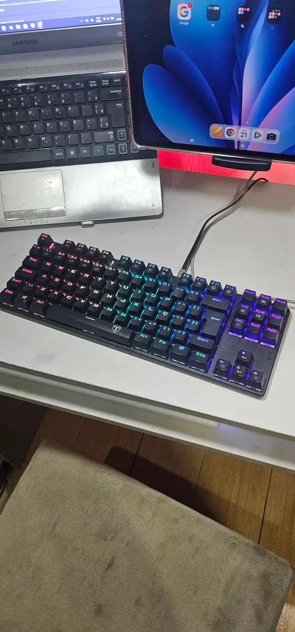 Teclado mecânico t-bora danger - Foto 2