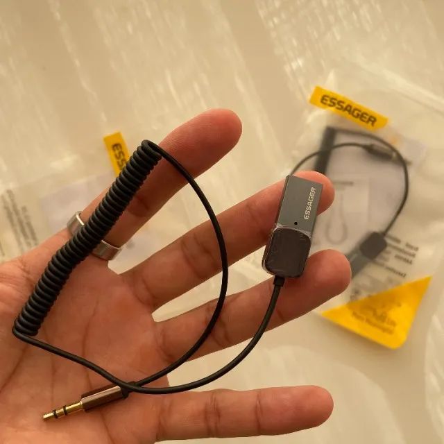Adaptador Bluetooth 5.0 P2 para Som de Carro | Essager