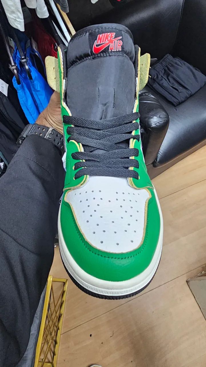 Air Jordan 1 Lucky Green - Foto 5