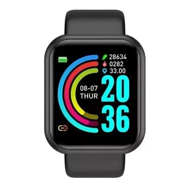 Relógio Smartwatch Inteligente Bluetooth Preto - Foto 2