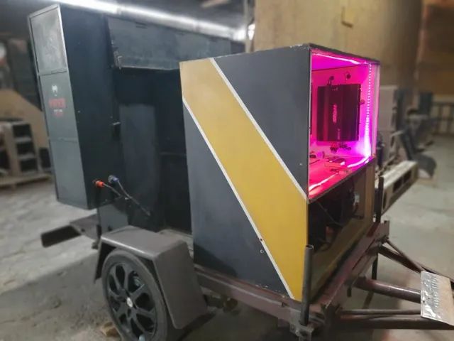 Vendo Carretinha com Paredão  - Foto 2