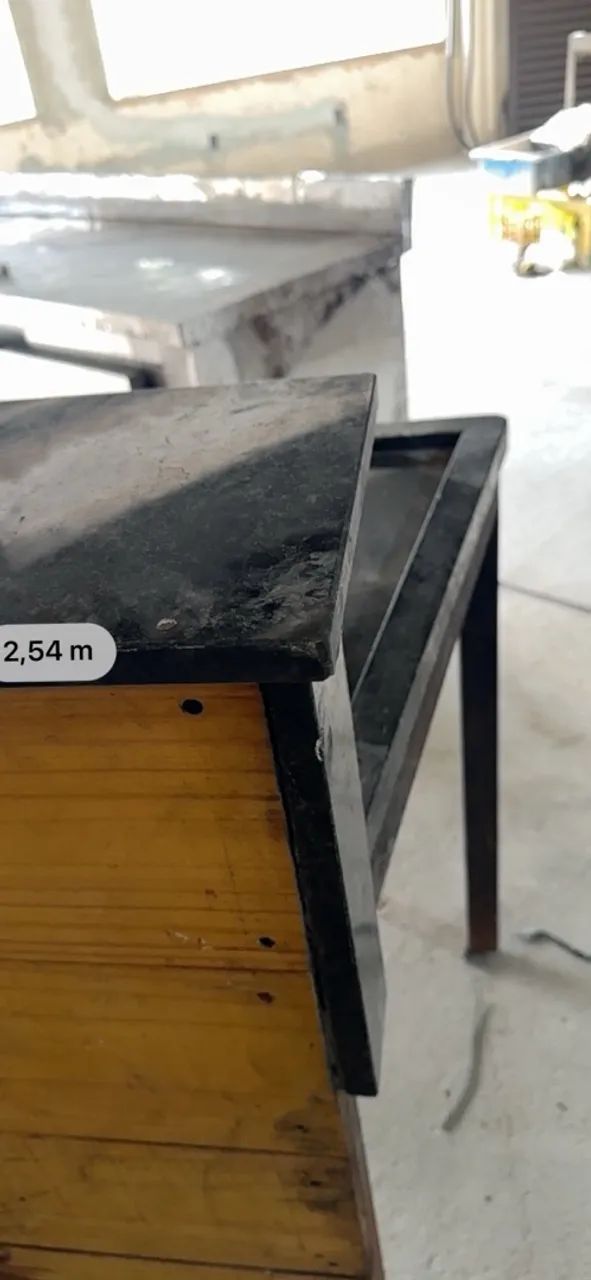 Balcão Comercial com Bancada de Pedra e Pia - Foto 3