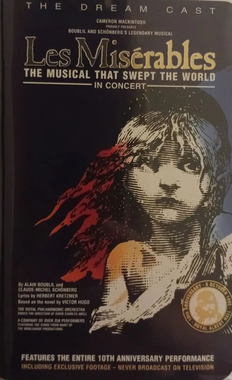 Musical Les Miserables em VHS