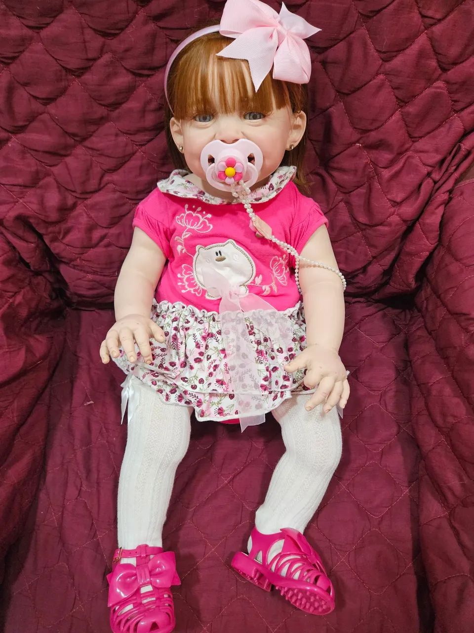 Boneca Reborn de vinil