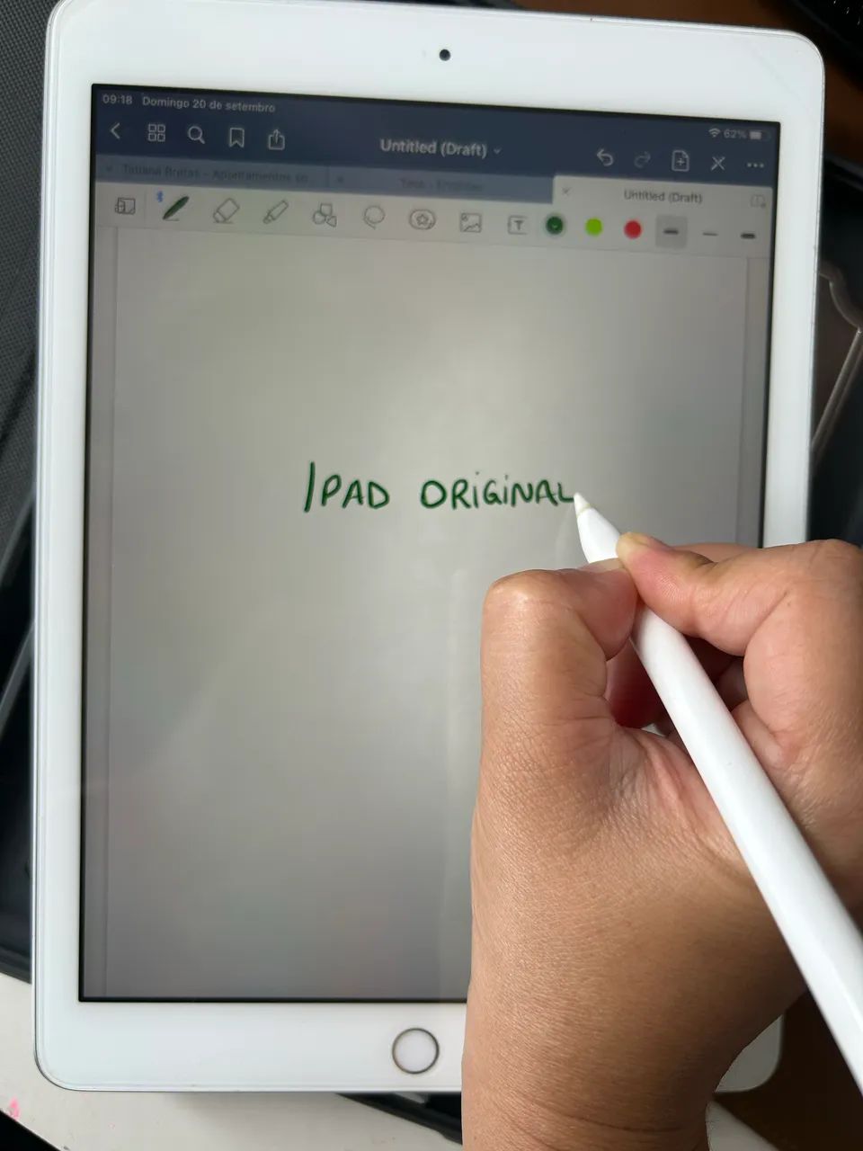 iPad(第6世代)Applepencil付 中古品 iPad 6 geração com Apple Pencil original - Tablets e E-Readers