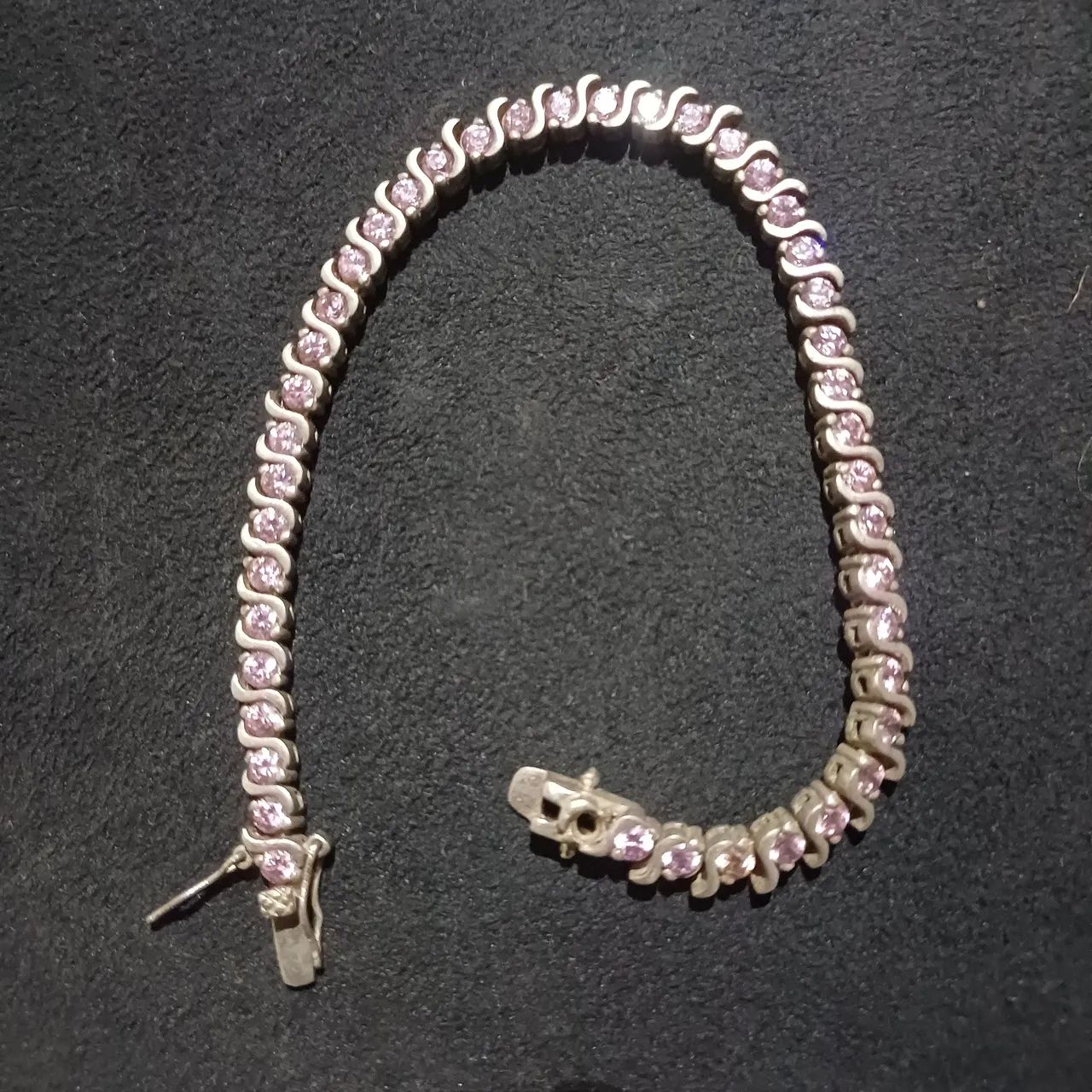Pulseira riviera em prata 925