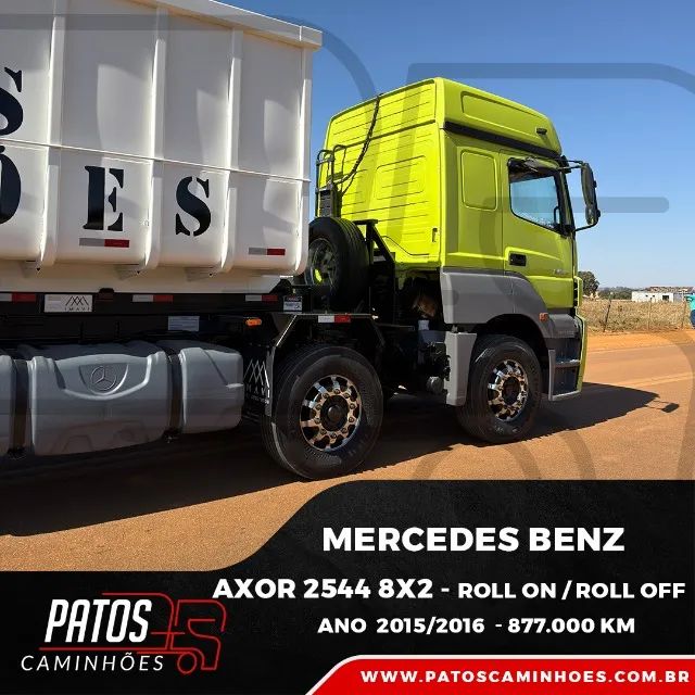 Mercedes Benz Axor 2544 8x2 Roll On / Roll Off 2015/2016 - Foto 5