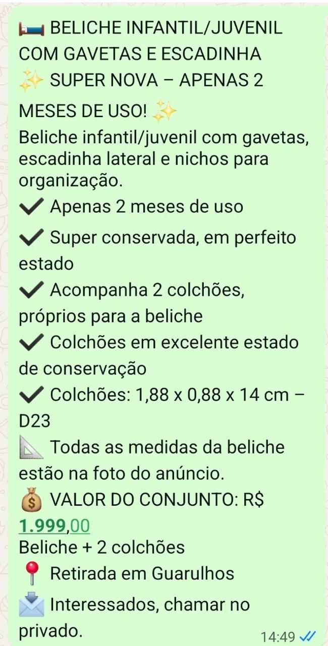 Beliche com gavetas - Foto 3