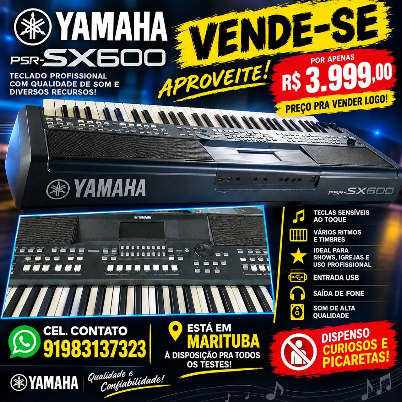TECLADO SX600