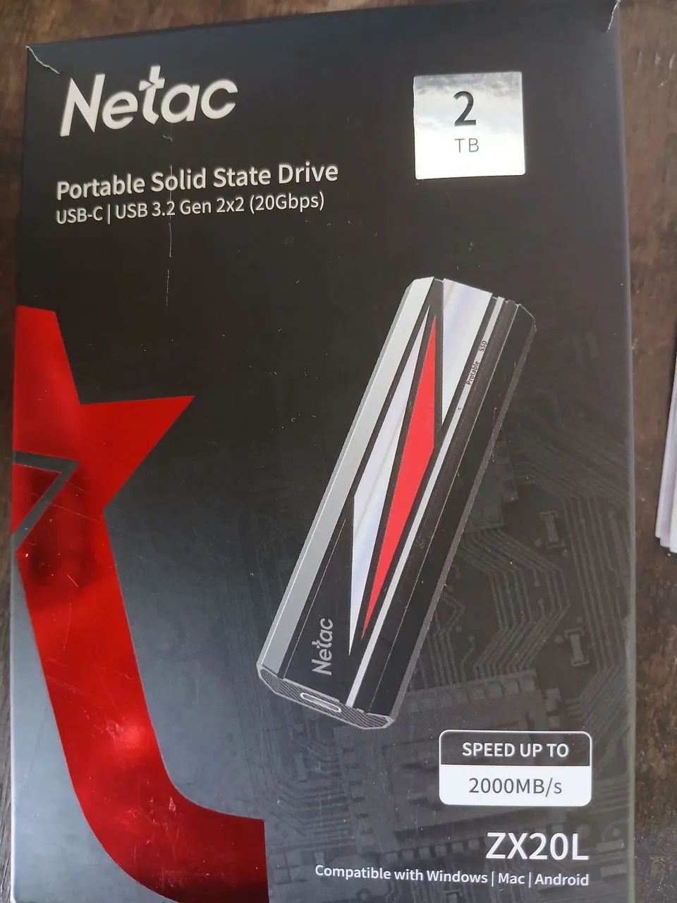 SSD EXTERNO 2TB( NOVO)65082229108099120