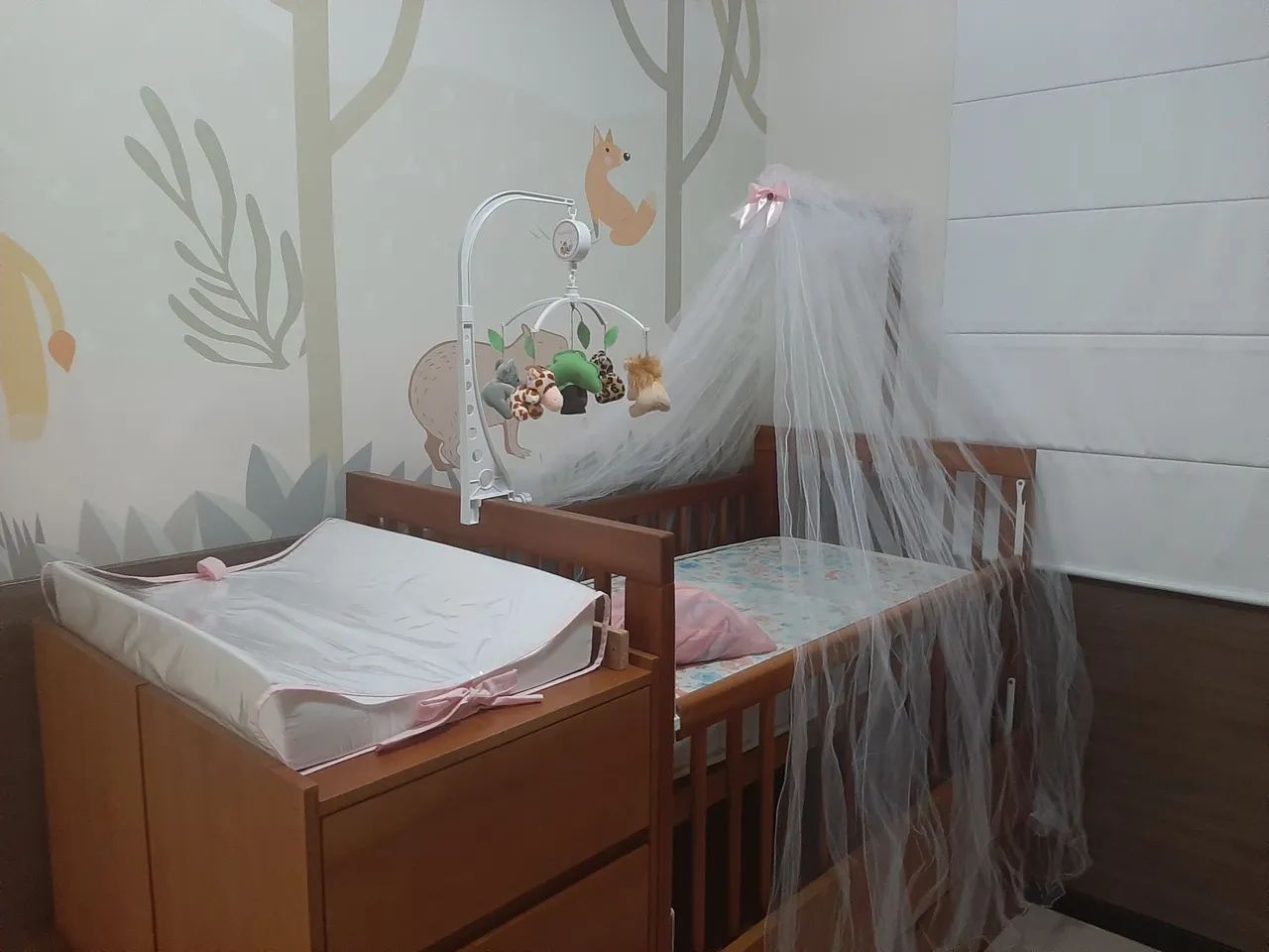 Berço que vira cama, com cama auxiliar 3 em 1 - Foto 4
