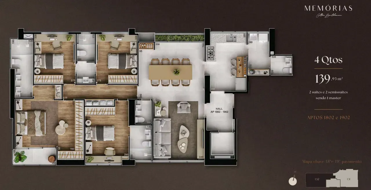 PLANTA 139m²