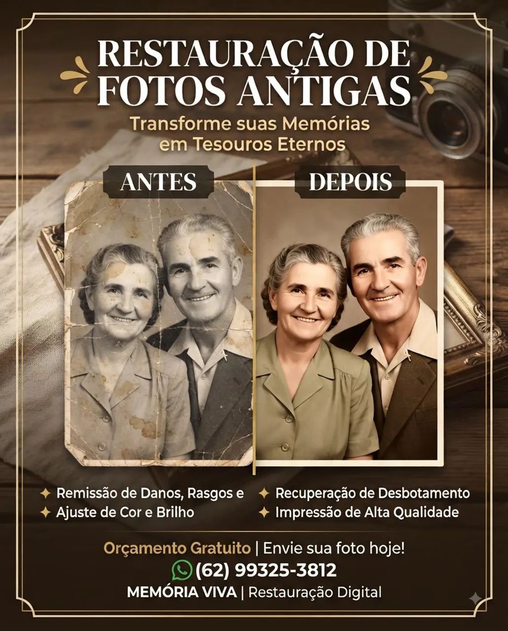 Restauração de fotos 