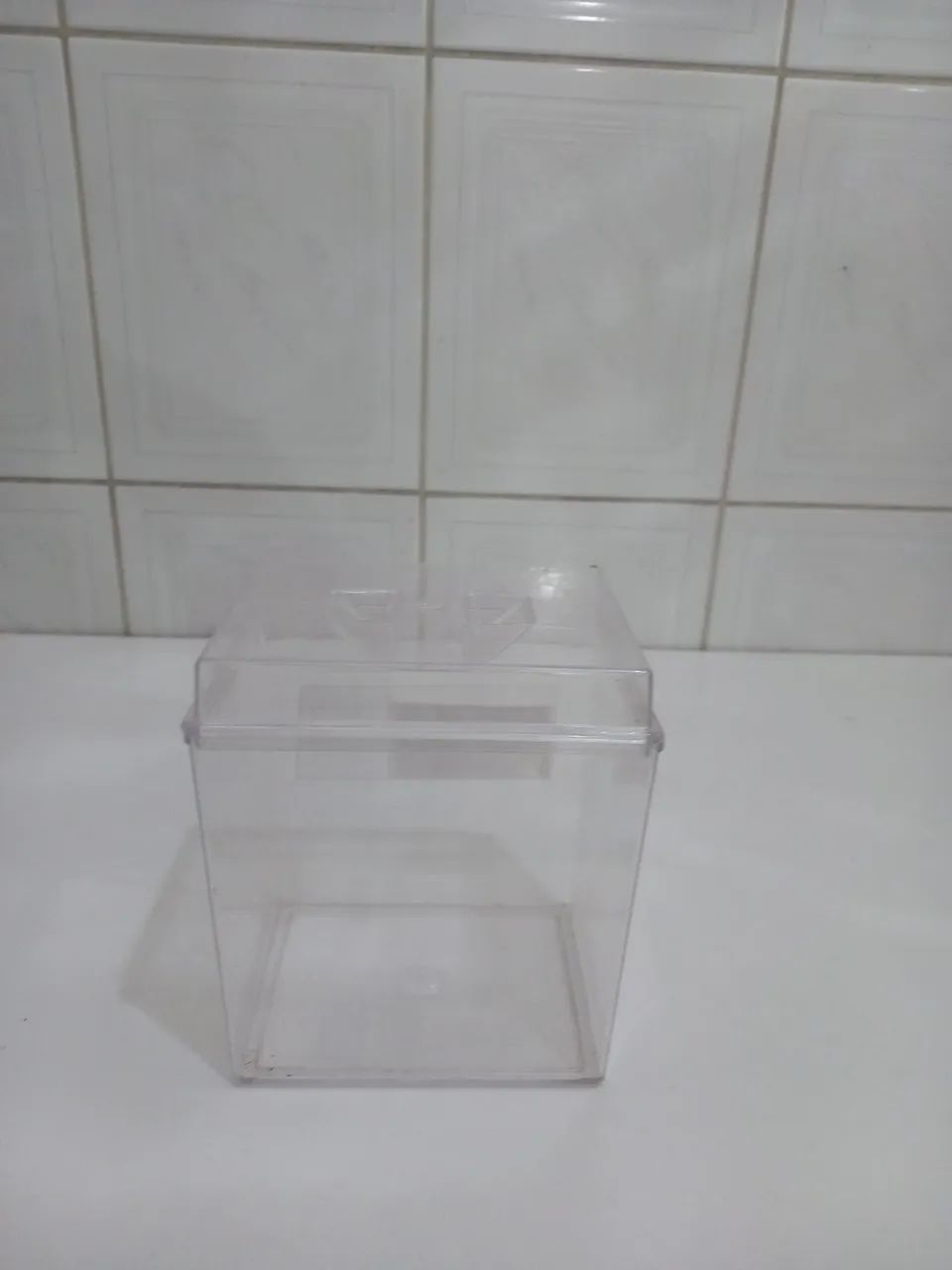 Potes de acrílico p/ alimento 