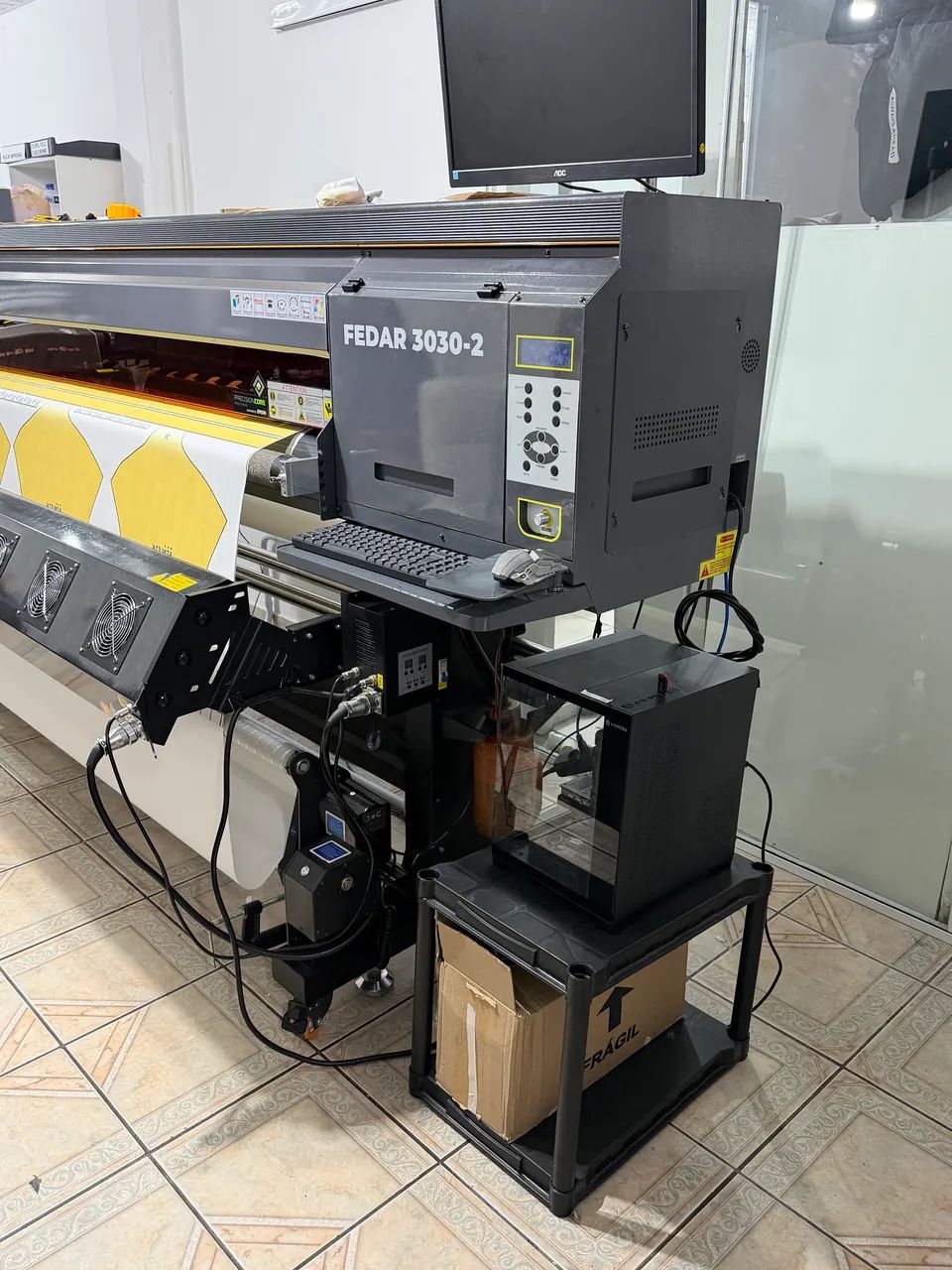 Plotter sublimação Fedar 3030-2 ano 2023 - sublimatica  - Foto 4