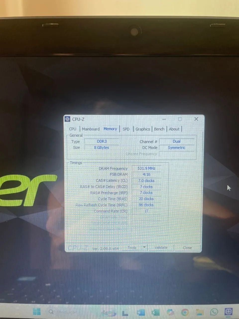 Acer core I7 - 8gb RAM SSD 120GB - Foto 4