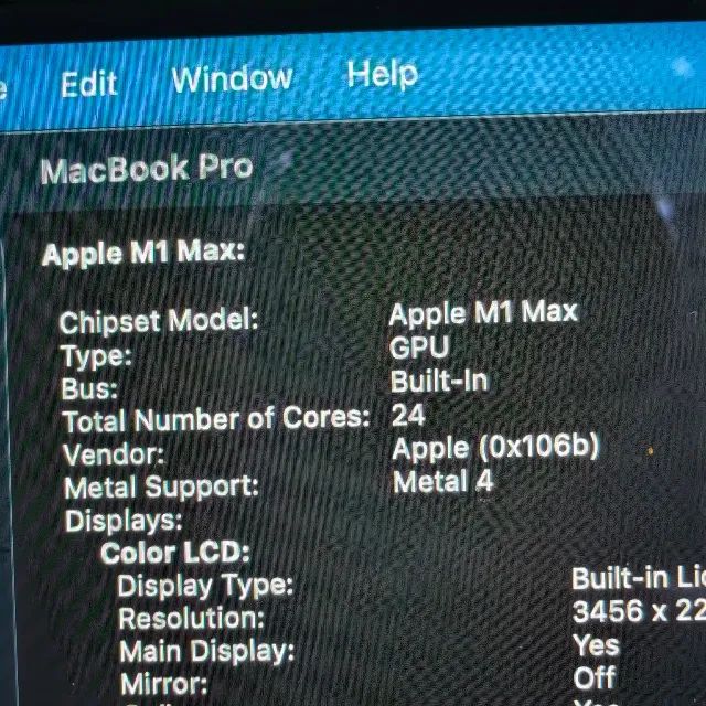MACBOOK PRO 16 M1 MAX 64GB/1TB - 24GPU - 203C - Foto 4
