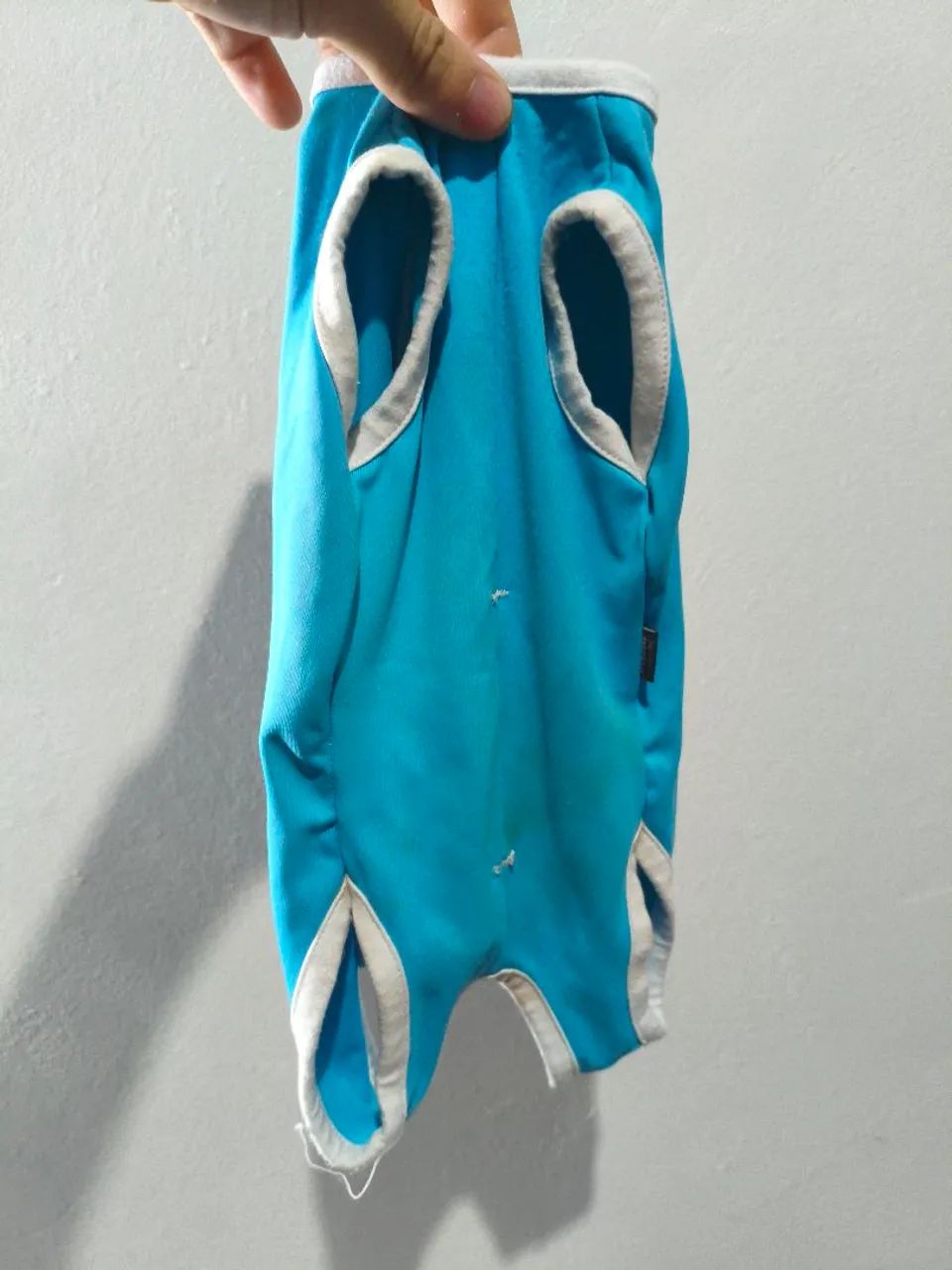 Roupa pós cirúrgica para pets tamanho P com zíper 