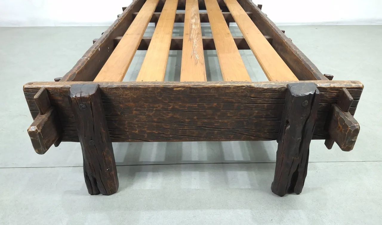 Cama de solteiro rústica década de 60 - Foto 2