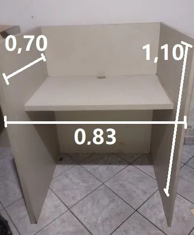 Mesa para escritorio ou estudos, estação de trabalho, Baia, P.A