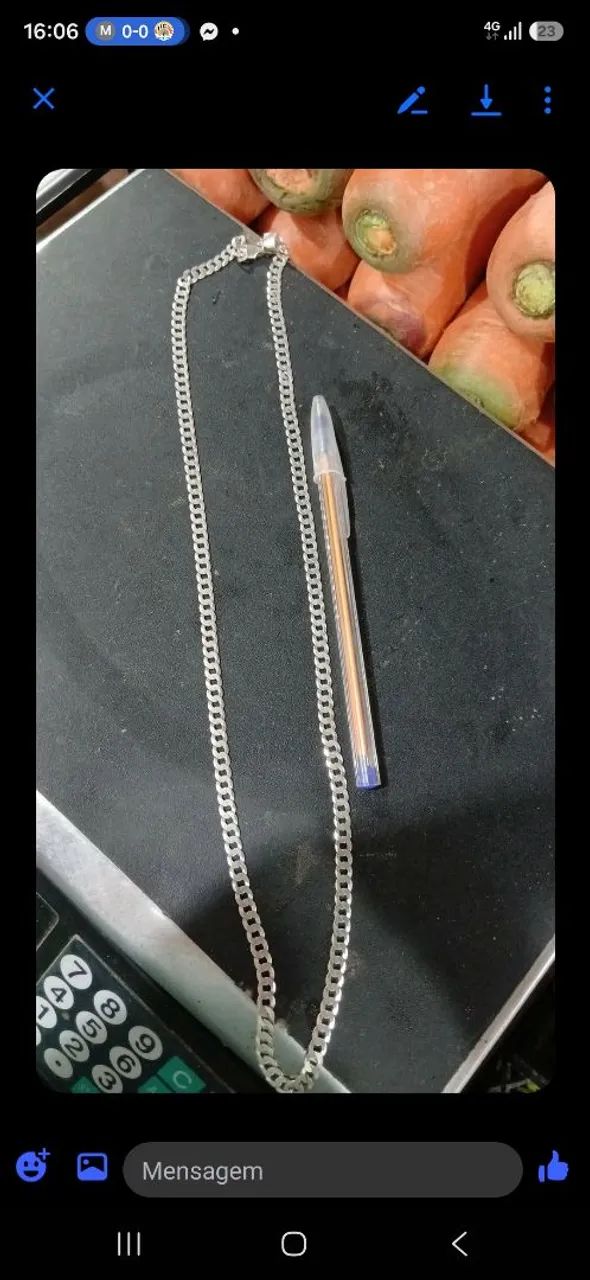 Vendo essa corrente de prata  - Foto 2