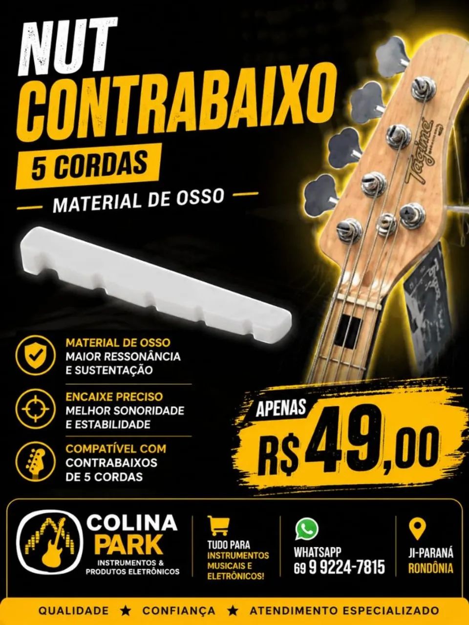 Nut Contrabaixo (osso)
